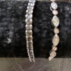 2 Diamond Bolo bracelets